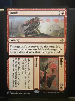 Insult Injury NM/M MTG Mystery Booster 2 The List Magic Card - Image 1