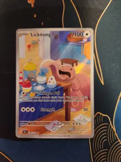 Lickitung 180/162 IR Illustration Rare Temporal Forces Pokemon Trading Card Game - Image 1