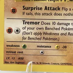 Pokemon Card Brock's Diglett 67/132 Gym Challenge Common Unlimited LP - Image 4