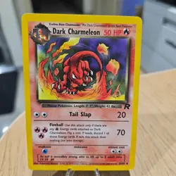 ✅ 🇦🇺 Dark Charmeleon 32/82 Gold W Stamp Promo WOTC Rocket MP Pokemon TCG Card - Image 1