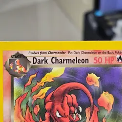✅ 🇦🇺 Dark Charmeleon 32/82 Gold W Stamp Promo WOTC Rocket MP Pokemon TCG Card - Image 3
