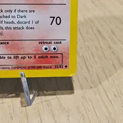 ✅ 🇦🇺 Dark Charmeleon 32/82 Gold W Stamp Promo WOTC Rocket MP Pokemon TCG Card - Image 4