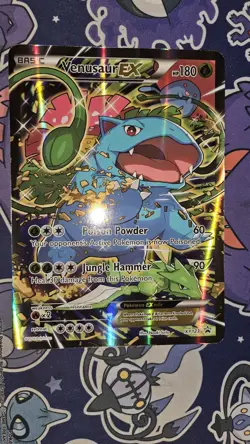 Europe Exclusive Venusaur EX XY123 JUMBO Promo Played MP Not Regular Sized Card - Image 1