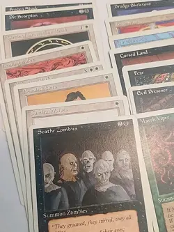 Vintage WHITE BORDER ONLY MTG Magic the Gathering Cards Bulk Lot - Image 1