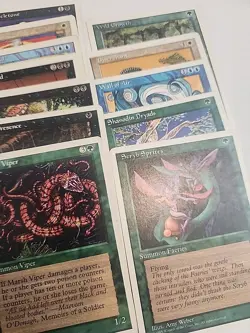 Vintage WHITE BORDER ONLY MTG Magic the Gathering Cards Bulk Lot - Image 2
