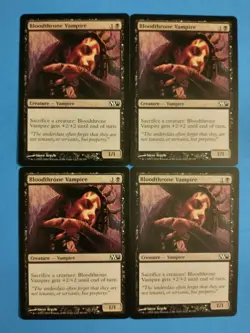 Bloodthrone Vampire 4X SP M11 MTG Magic the gathering - Image 1