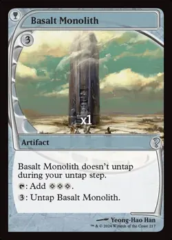 MTG Future Sight Mystery Booster MB2 Basalt Monolith MINT - Image 1
