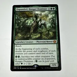 MTG Zopandrel, Hunger Dominus Regular Mythic #195 NM Phyrexia: All Will Be One - Image 1