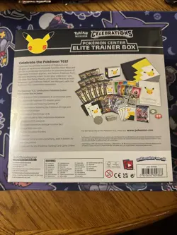 25th Anniversary Celebrations Pokemon Center Elite Trainer Box (PC ETB) Sealed - Image 4