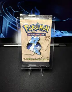 Fossil 1st Editon Booster Pack WOTC Pokemon TCG - Lapras Artwork - HEAVY! - Image 1