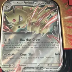 Pokemon Team Rocket Factory Sealed Tin Box -Persian Ex - 5 Booster Packs - Image 2