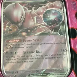 Pokemon TCG Destined Rivals Team Rocket Mewtwo Tin Brand New Factory Sealed - Image 4