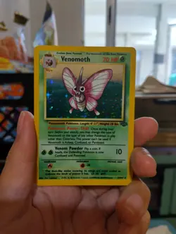 Venomoth 13/64 Jungle Holo 1999 Pokemon Trading Card LP - Image 1