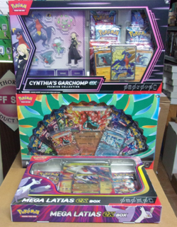 POKEMON MASKS OGERPON + CYNTHIA'S GARCHOMP + MEGA LATIAS COLLECTION BOXES - Image 1