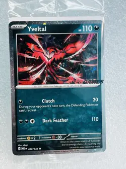 Yveltal (Sealed EB Games Promo) 088/132 R NM Mega Evolution MEG Pokemon TCG EN - Image 2