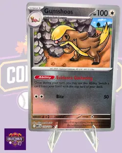 Gumshoos 110/132 Me01: Mega Evolution Reverse Holo - Pokemon TCG NM Ships Free - Image 1