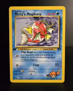 Pokemon TCG - MISTY'S MAGIKARP - 1ST EDITION - 88/132 - GYM CHALLENGE 2000 - LP - Image 1