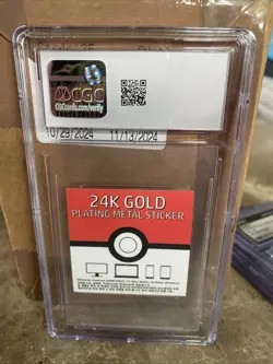 2023 Articuno Pokemon Popping Candy Stickers (Striking) 24K Gold Plate Sticker - Image 2