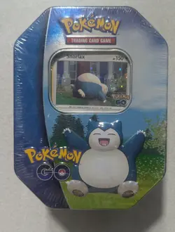 Pokemon TCG Pokemon Go Tin Snorlax Factory Sealed - Image 1