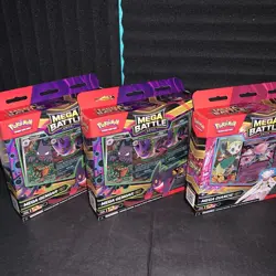 (Lot Of 3) Pokemon Mega Battle Deck Mega Gengar Ex/Mega Diancie Ex Presale New - Image 1