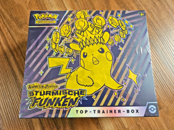 Pokemon Karmesin & Purpur Sturmische Funken Top Trainer Box - Sealed NEU - - Image 2