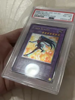 2005 Yu-Gi-Oh! Cyber Blader Elemental Energy EEN 1st Edition UTR PSA 8 - Image 5