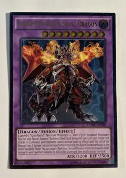 YUGIOH ARCHFIEND BLACK SKULL DRAGON CORE-EN048 ULTRA UNLIMITED ED MP - Image 1