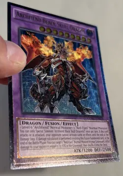 YUGIOH ARCHFIEND BLACK SKULL DRAGON CORE-EN048 ULTRA UNLIMITED ED MP - Image 3
