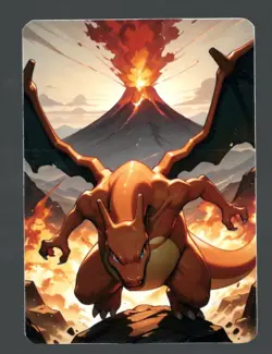 Pokemon Fanart CHARIZARD Card by SPACED_OUT - Image 1