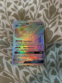 Pokemon TCG Flygon GX Holo Secret Rare Card Sun & Moon Cosmic Eclipse 256/236 - Image 1
