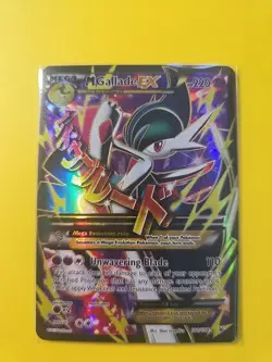 Pokemon Card - M Gallade Ex - XY Roaring Skies - Full Art - 100/108 - LP- - Image 1