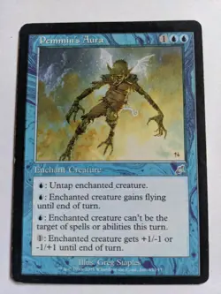 Lot of 2-MTG "Pemmin's Aura"- Scourge 45/143 Regular Uncommon, LP/MP - Image 2