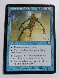 Lot of 2-MTG "Pemmin's Aura"- Scourge 45/143 Regular Uncommon, LP/MP - Image 4