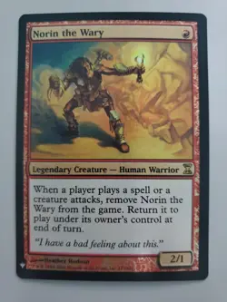 MTG Norin the Wary The List Reprints Foil Rare - Image 1