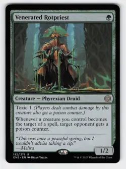 Venerated Rotpriest R Phyrexia: All Will Be One 192 NM - Image 1