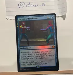 Impostor Syndrome Marvel’s Spider-man Mtg Mythic Foil - Image 1