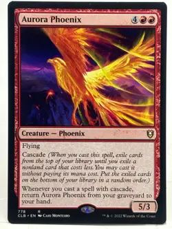 Aurora Phoenix NM/M* Commander Baldur's Gate 775 ENGLISH mtg -UnltdCards - Image 1