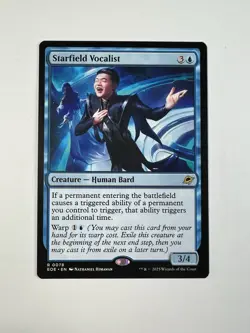 Starfield Vocalist Rare Non-Foil MTG Edge of Eternities #78 NM - Image 1