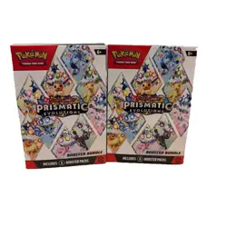 Pokemon TCG Prismatic Evolutions Booster Bundle Lot of 2 Factory Sealed - Image 1