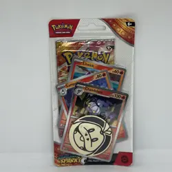 Pokemon Scarlet & Violet Surging Sparks: Premium Checklane Blister Chandelure - Image 1