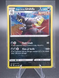 Pokemon TCG Single Strike Urshifu Sword & Shield - Chilling Reign 108/198... - Image 1