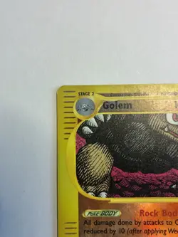 Golem 49/165 - Pokemon TCG Expedition Reverse Holo Rare 2002 e-reader - Damaged - Image 2