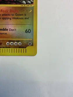 Golem 49/165 - Pokemon TCG Expedition Reverse Holo Rare 2002 e-reader - Damaged - Image 5