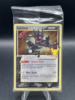 Greninja Gold Star Celebrations Promo SWSH144 Pokemon Sealed NM - Image 1