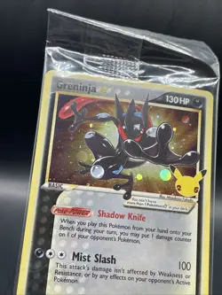 Greninja Gold Star Celebrations Promo SWSH144 Pokemon Sealed NM - Image 2