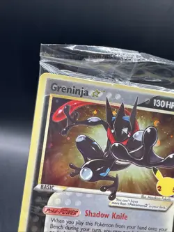 Greninja Gold Star Celebrations Promo SWSH144 Pokemon Sealed NM - Image 2