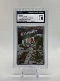 Swinub 165/159 Pokemon Journey Together Illustration Rare Holo CGC Gem Mint 10 - Image 1