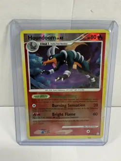 Pokemon Houndoom Legends Awakened 57/146 Reverse Holo Rare *Damaged* - Image 1