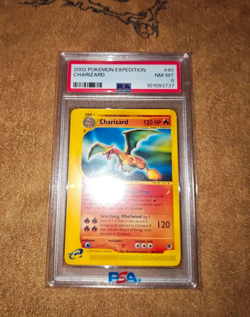 PSA 8 Charizard Expedition 40/165 Rare Pokemon 2002 - Image 1