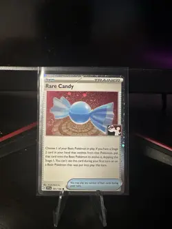 Rare Candy 191/198 Play! Prize Pack Series 4 Promo Cosmos Holo Pokemon - Swirl - Image 1
